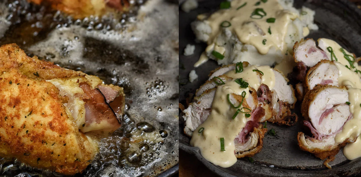 Wild Turkey Cutlet Cordon Bleu