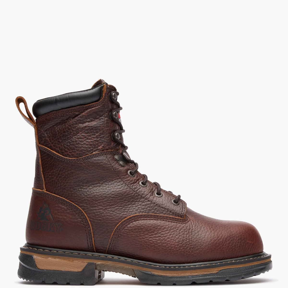 Rocky IronClad Steel Toe Waterproof Work Boot - profile