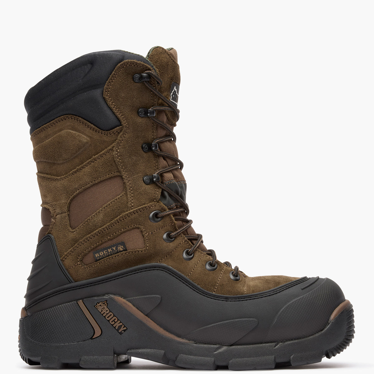 Rocky Blizzard Stalker Steel Toe Waterproof 1200G Insulated Work Boot - profile