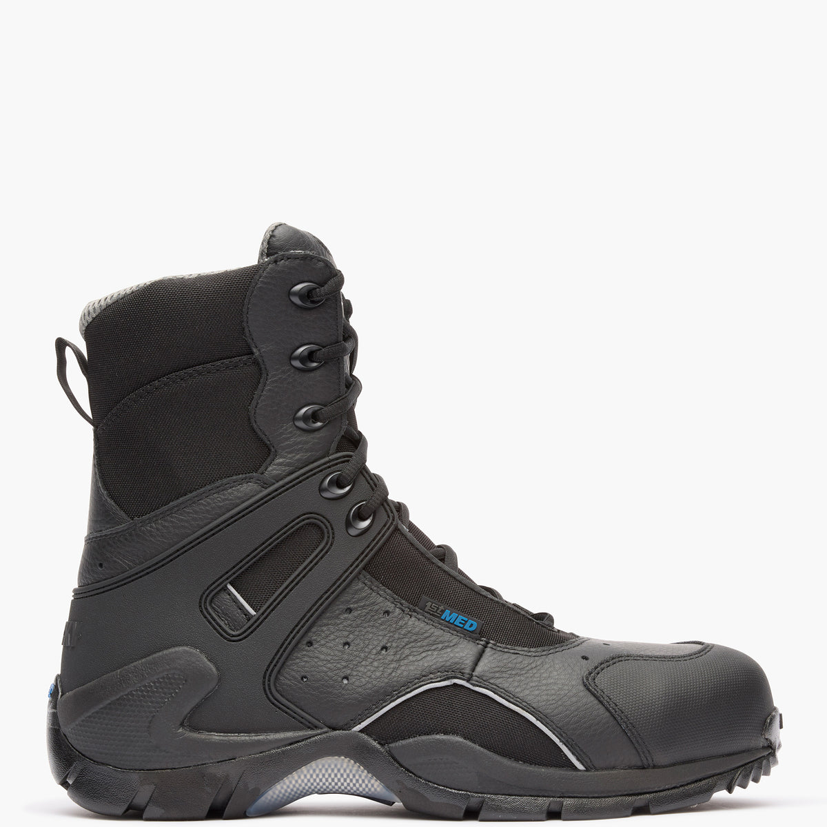 Rocky 1st Med Carbon Fiber Toe Puncture-Resistant Side-Zip Waterproof Public Service Boot - profile