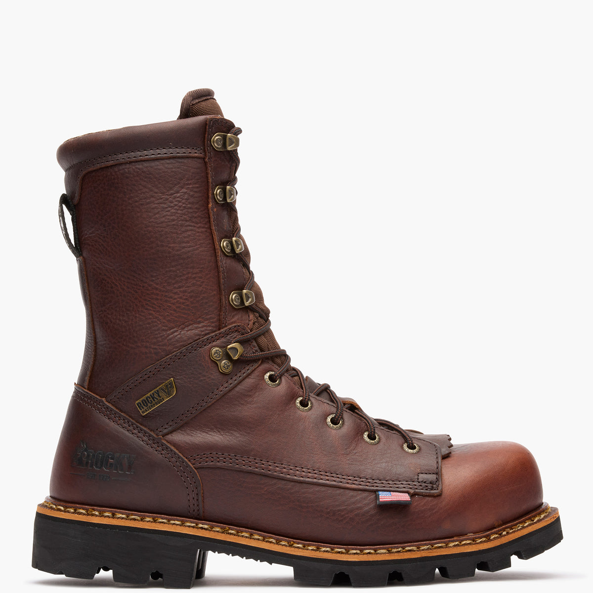 Rocky Elk Stalker Waterproof Composite Toe Work Boot - profile