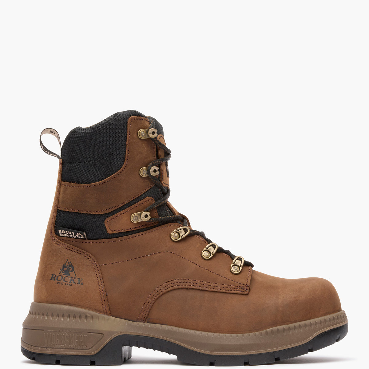 "Rocky Worksmart 8" Comp Toe Internal MET Guard Work Boot - profile"