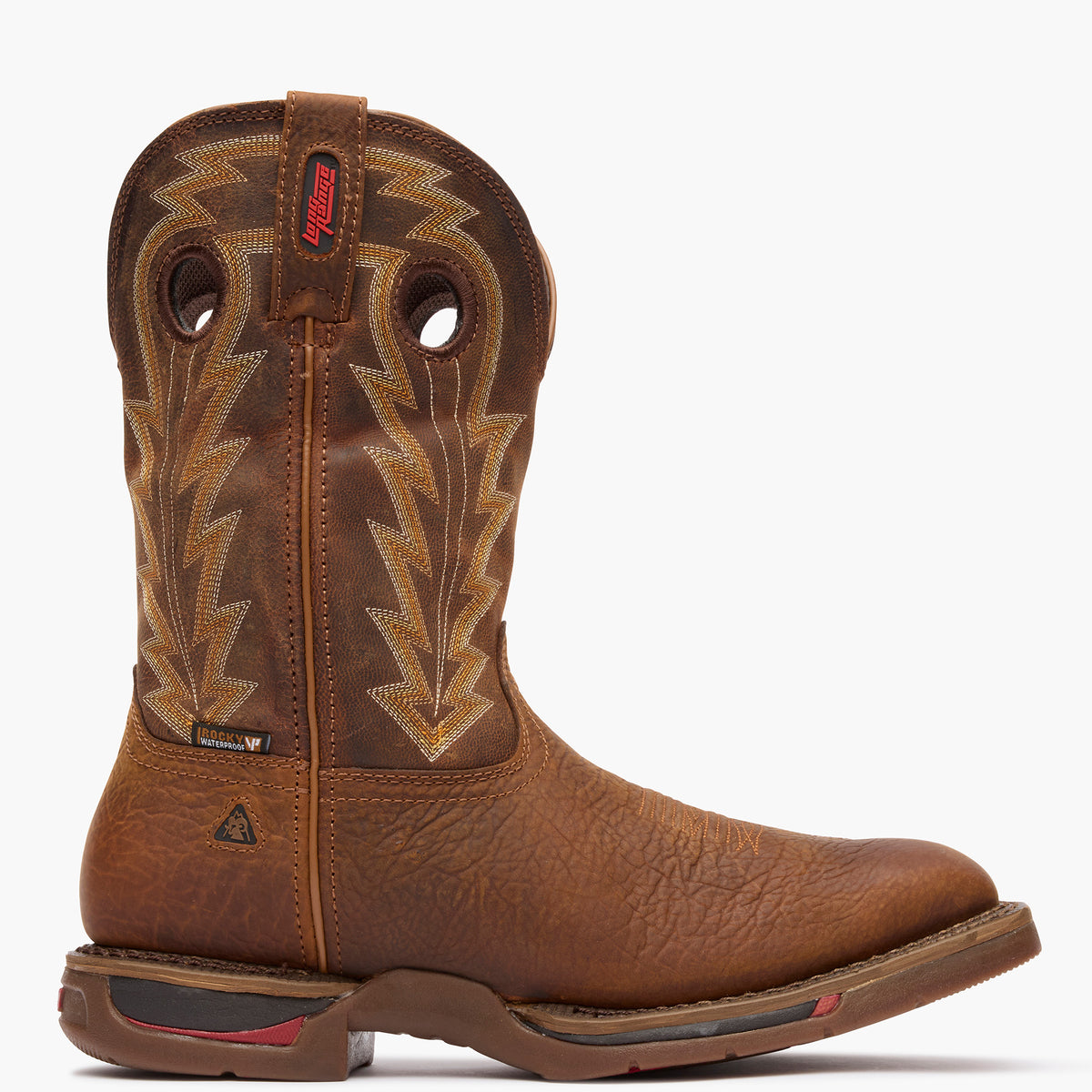 ""Rocky Long Range 11"" Waterproof Western Boot" - profile"