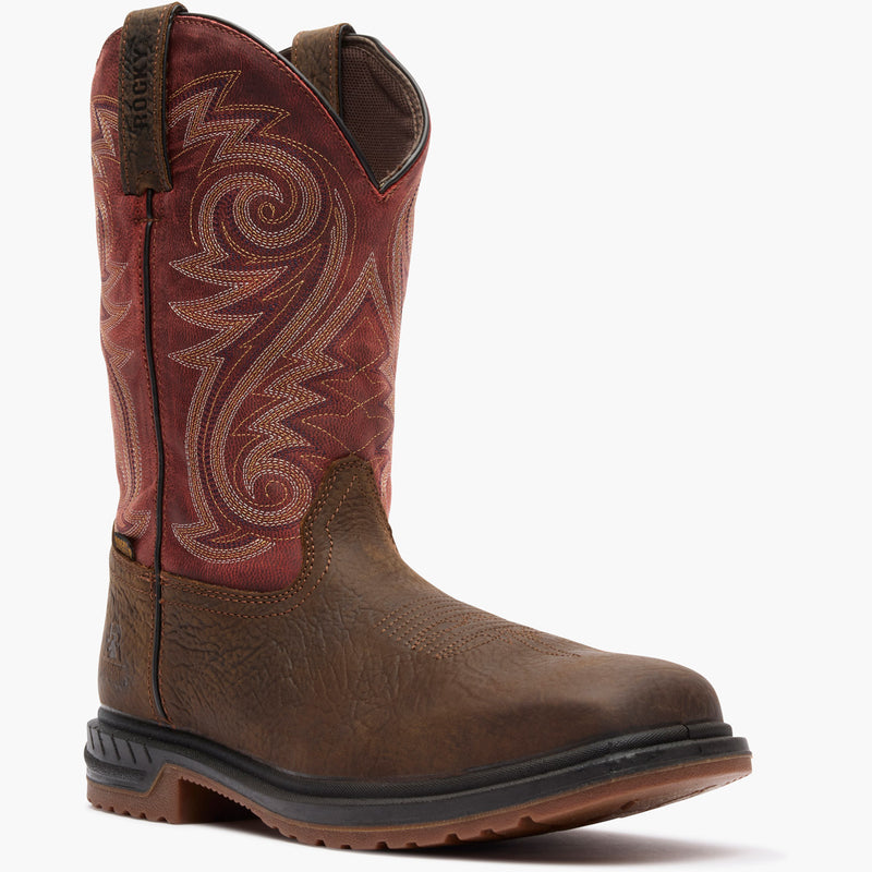 ""Rocky Worksmart 11"" Composite Toe Waterproof Western Boot" - main"
