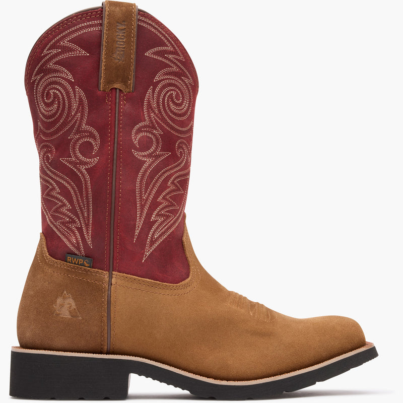 "Rocky MonoCrepe 12" Waterproof Western Boot - profile"